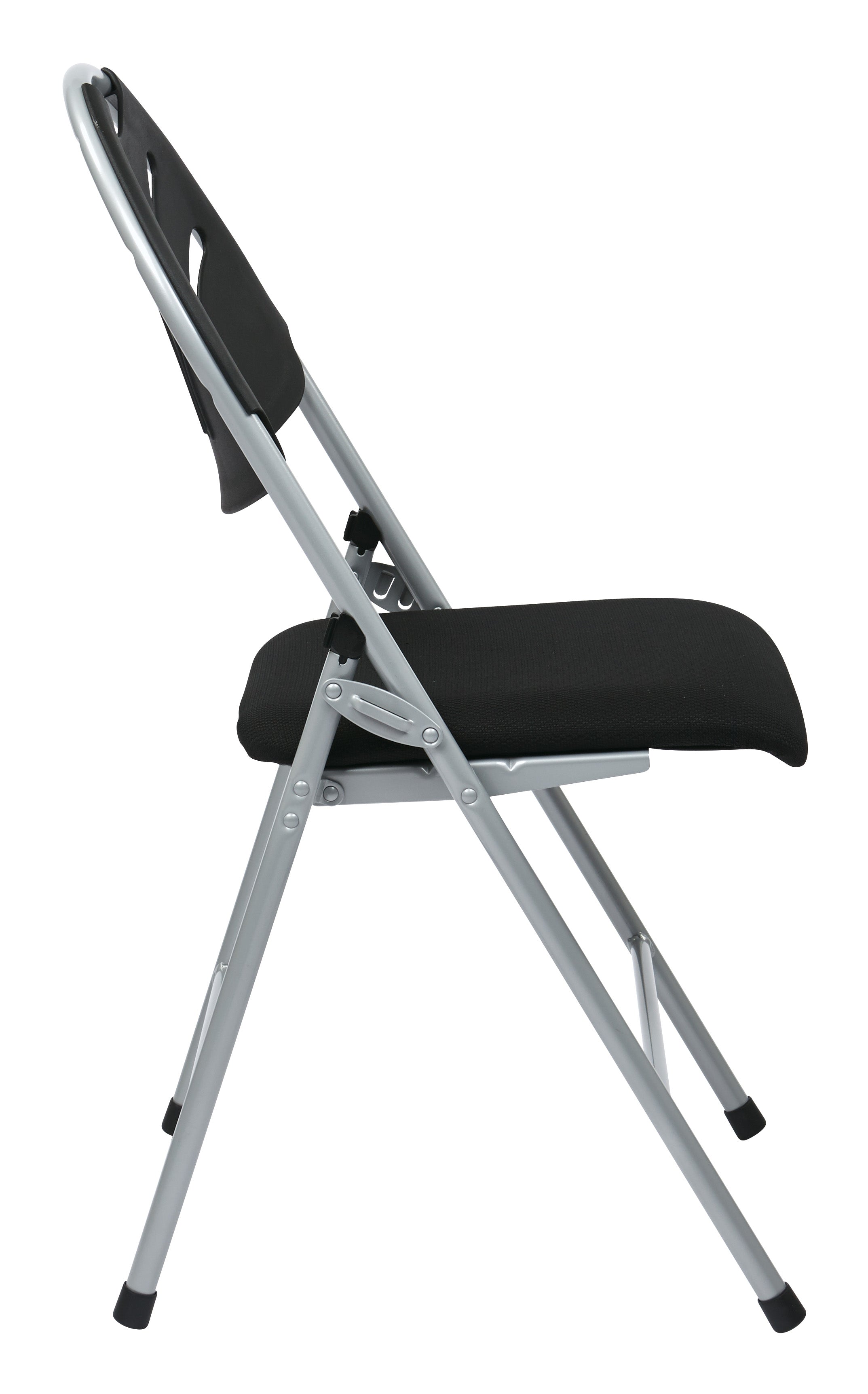 Folding Chair with Plastic Fan Back
